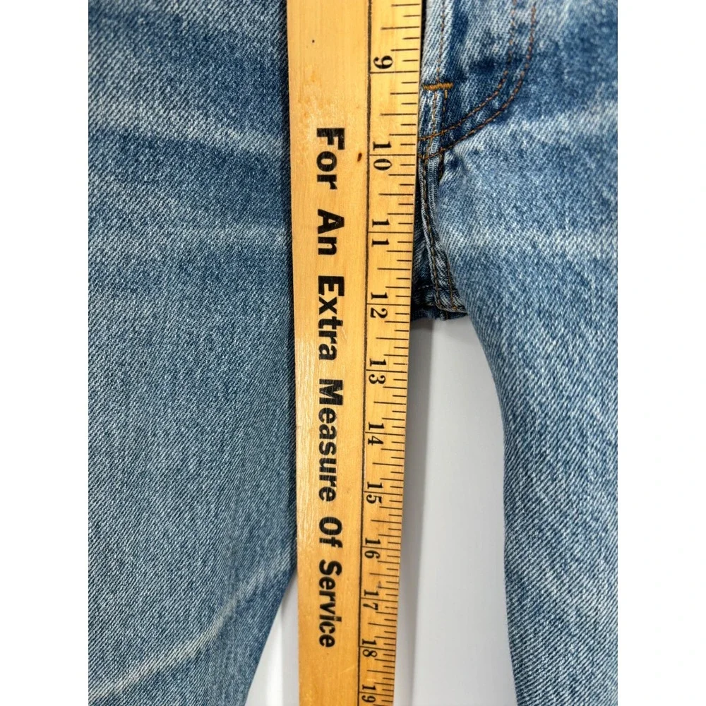 Levis 501 Mens 36x34 Y2KEra 2000's Light Distressed Tradesman Faded Blue Denim